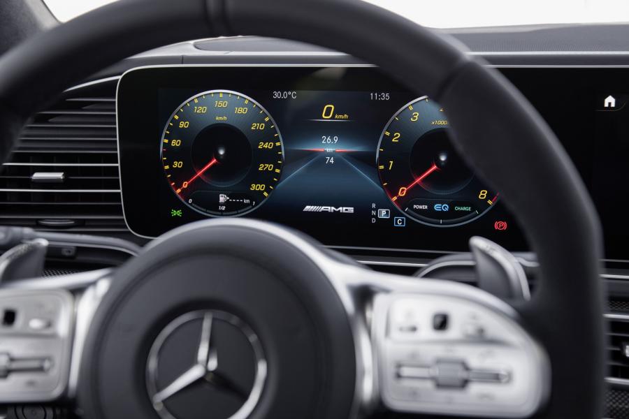 Панель приборов Mercedes-AMG GLS63 4Matic+ (X167) 2020 года  (WW) (фото 12 из 15)